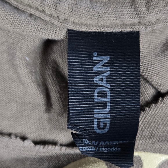 Nirvana Graphic T Shirt Gildan Brown Smiley Face Cropped Top V Neck Tee‎ Grunge - Picture 4 of 9